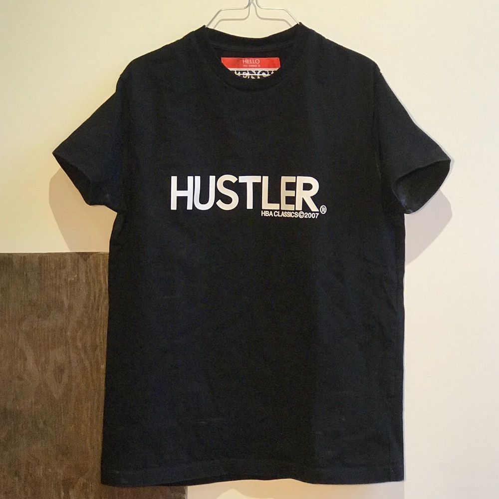 HOOD BY AIR HBA HUSTLER TEE